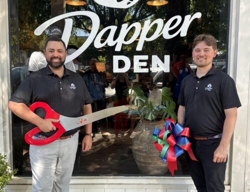 Ribbon Cutting at Dapper Den